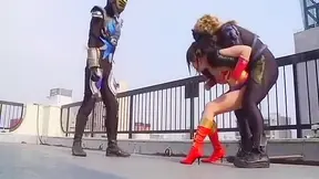 Cute JAV Beauty Dominates in Rough ABDL Power Play