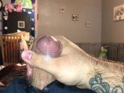 HUGE cumshot. Class got cancelled