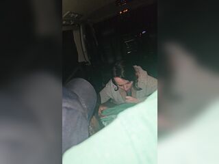 Husband invites bbc to creampie his wife in his van public cuckold hotwife