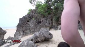 Rocky Beach Bikini Kiss