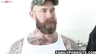 FamilyPornSite.com - Dylan Hayes licks Jack Dixons armpits and gets blowjob