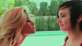 Nikki Hearts And Jessa Rhodes Lez Out By The Pool