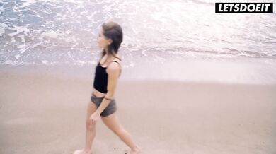 Hungarian Tiffany Tatum Gets Wild on Public Beach with Kevin White