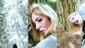 je me fait enculer dans les bois, il se vide sur mon visage...