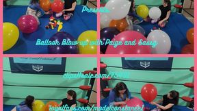 Balloon Blow Up Sassy and Paige