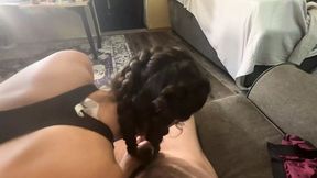 Eighteen-Year-Old&#x8272;&#x60C5;Slut Gobbles My Cock&#x1F32D;