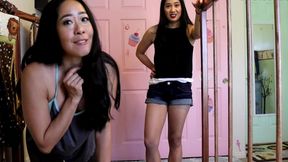 2 asian women change your messy abdl adult diaper