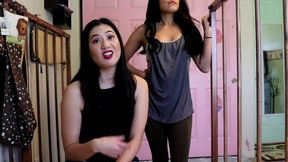 2 asian women change your messy abdl adult diaper