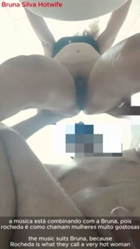 Bruna Silva Hotwife - Taking it up the ass for spending too much on her card - subtitles in English