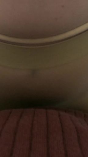 My Wife Flashing Tits in Subway Metro & an Unknown Man Cum on Her Boobs