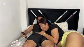 Estaba viendo una pel&iacute_cula pero termino grabando una
