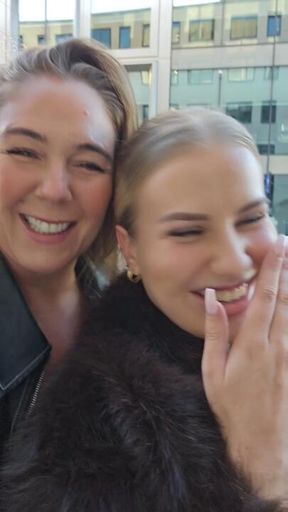 Mommy and daughter lauging at you