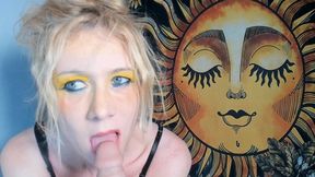 Cock licking by the Sun