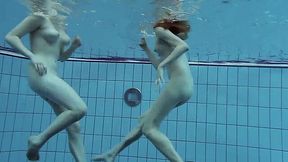 Sensual Sapphic Session: Anna Netrebko & Lada Poleshuk go underwater