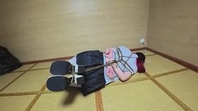 lz9-hogtied bondage and struggling