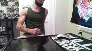 vigorous jerk sesh turns into satisfying cumshot