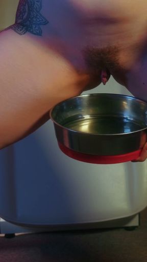 Sweaty Goddex Feeds Their Human Toilet: Piss, Ass Worship &amp; Spit On A Hot Summer Day   Clip 1