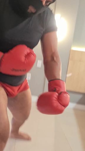 (raw Video) Black Titan - POV Heavyweight Boxing Challenge
