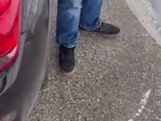 Pissing together off the highway