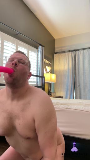 Mirror Fun with My Thick Cock