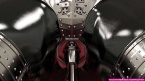 Cute Teen Captured by Dentist - 3D BDSM Fetish Metal Bondage and Latex