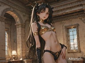 She Undressed Slowly in the Temple at Dusk