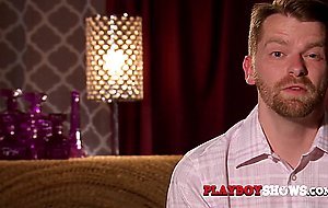 Latino with big dick got fucked by different women in the red orgy room