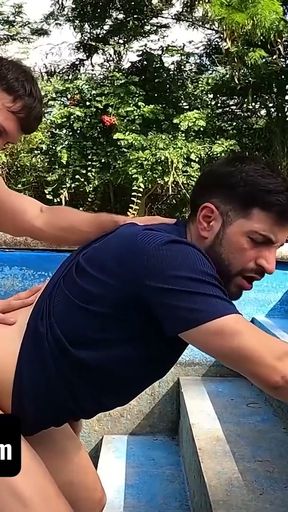 Two Latino Studs Liam Cox &amp; Luke Ryder Have Some Fun In The Sun - LatinLeche   Clip 2