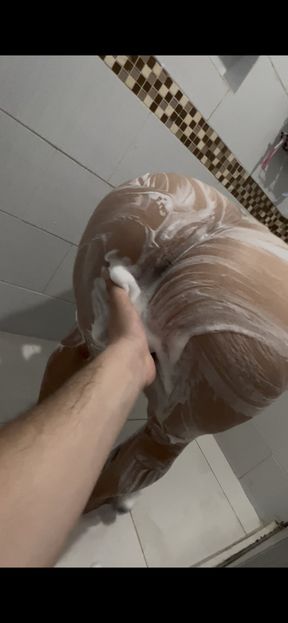 I my stepdaughter in the shower and throw the milk in her face