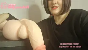 Italian MILF fucks sex doll for a sweet big bang orgasm