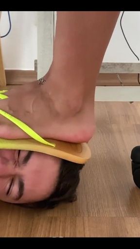 Goddess Kiffa - Face Footstool Slave Under Table