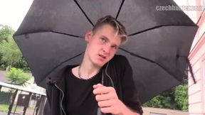 CZECH HUNTER 365 - Blonde Twink Picked Up From The Metro For A Quick Fuck