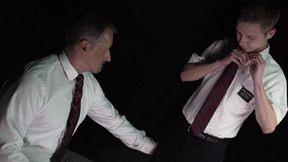 Elder Stewart Toyed and Fucked by Multiple Cocks in the Dark