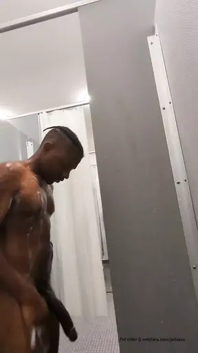 Coach Caught Me Stroking in Locker Room Shower