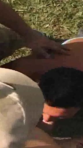 Fucked by 2 military outdoor