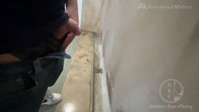 peeping, peeing, flashing, teasing at public urinal