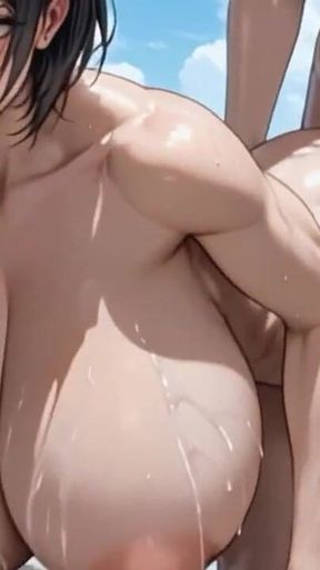 Ai Generated Trans Gets Her Fine Butt Fucked and Creampie