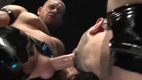 Heavy duty leather BDSM action