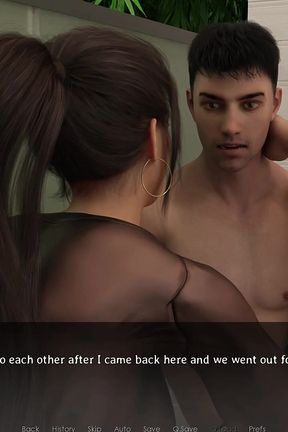 Reunion 41 - Jenifer Goes to John's Room Alone at Night to Talk (sfw)