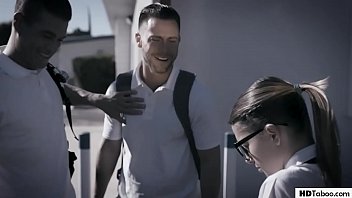 Dirty mind-fucked by the entire school and mercilessly ravished