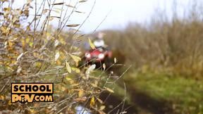 ”POV - Ebony rebel Lia Lin fucks her way back to good grades”