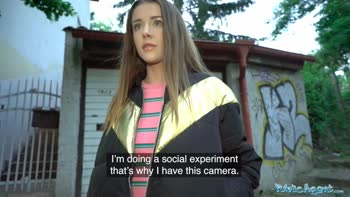 Sybil Kailena Spontaneously Serves a Stranger's Lust in Public