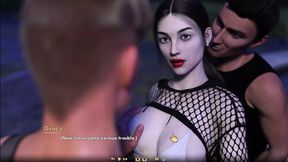 Darker 7 Grace gets taken by two guys as her lover watches
