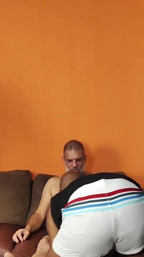 Carmona filmed her father fucking a male ass   Clip 2