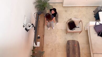 We finally arrive in Cartagena and Scarlett wants to fuck her coworker!!