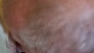 Amateur gay bdsm blowjob with ball stretchers and hairy daddy getting a work over