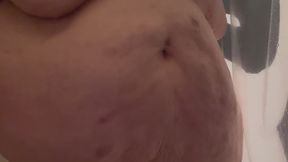 Shower time with ssbbw Hexsii and her big belly