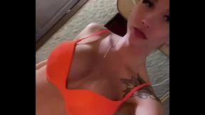 Summer, vacation, Sochi, swam in the outdoor pool and the neighbors didn&rsquo_t even know I had a surprise. TsQueen Diana Ts...