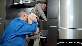 Plumbers Pipe - Jacob Lord Fixes Ridicks Morning Blues With A Raw Kitchen Fuck