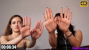 Big and Small Hand Comparison - 4K MP4